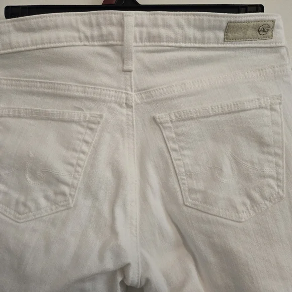 Adriano Goldschmied jeans white size 25 R. THE Stevie ankle. Slim straight - Picture 5 of 7
